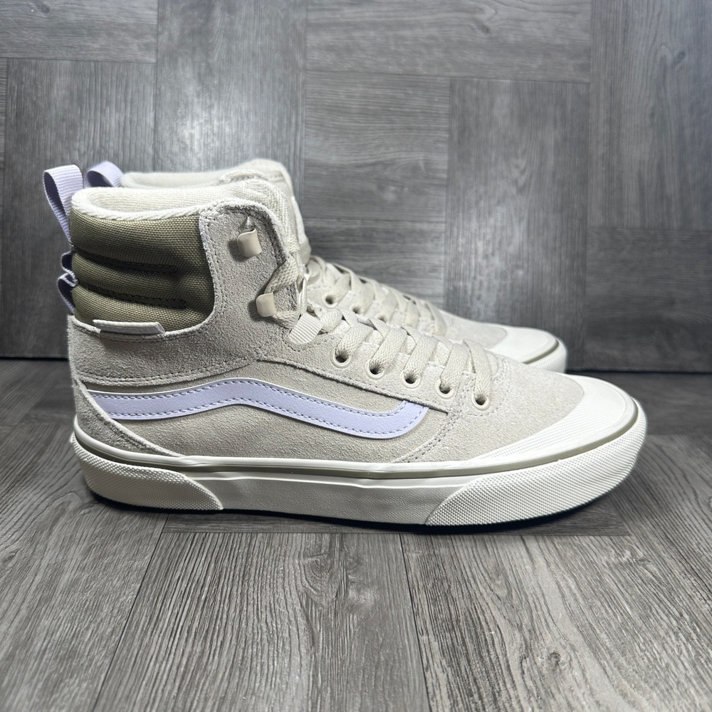Vans Filmore Hi MTE Sneaker Women 8.5 Tan Lavender Weather Resistant NEW 721356
